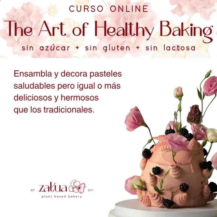 curso online de pasteleria saludable sin azucar sin gluten y sin lactosa