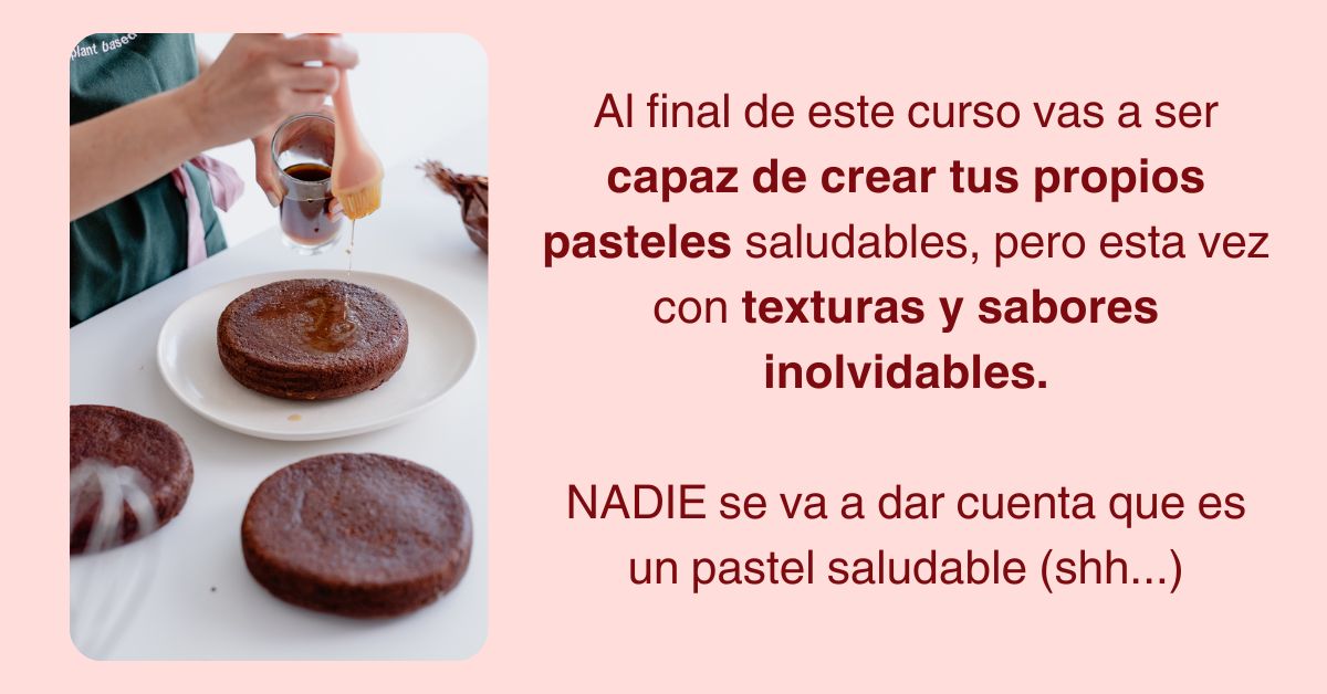 curso online de pasteleria saludable sin azucar y sin gluten