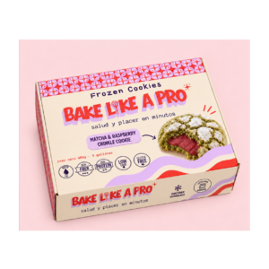 Caja de 9 Matcha & Raspberry Frozen Cookies